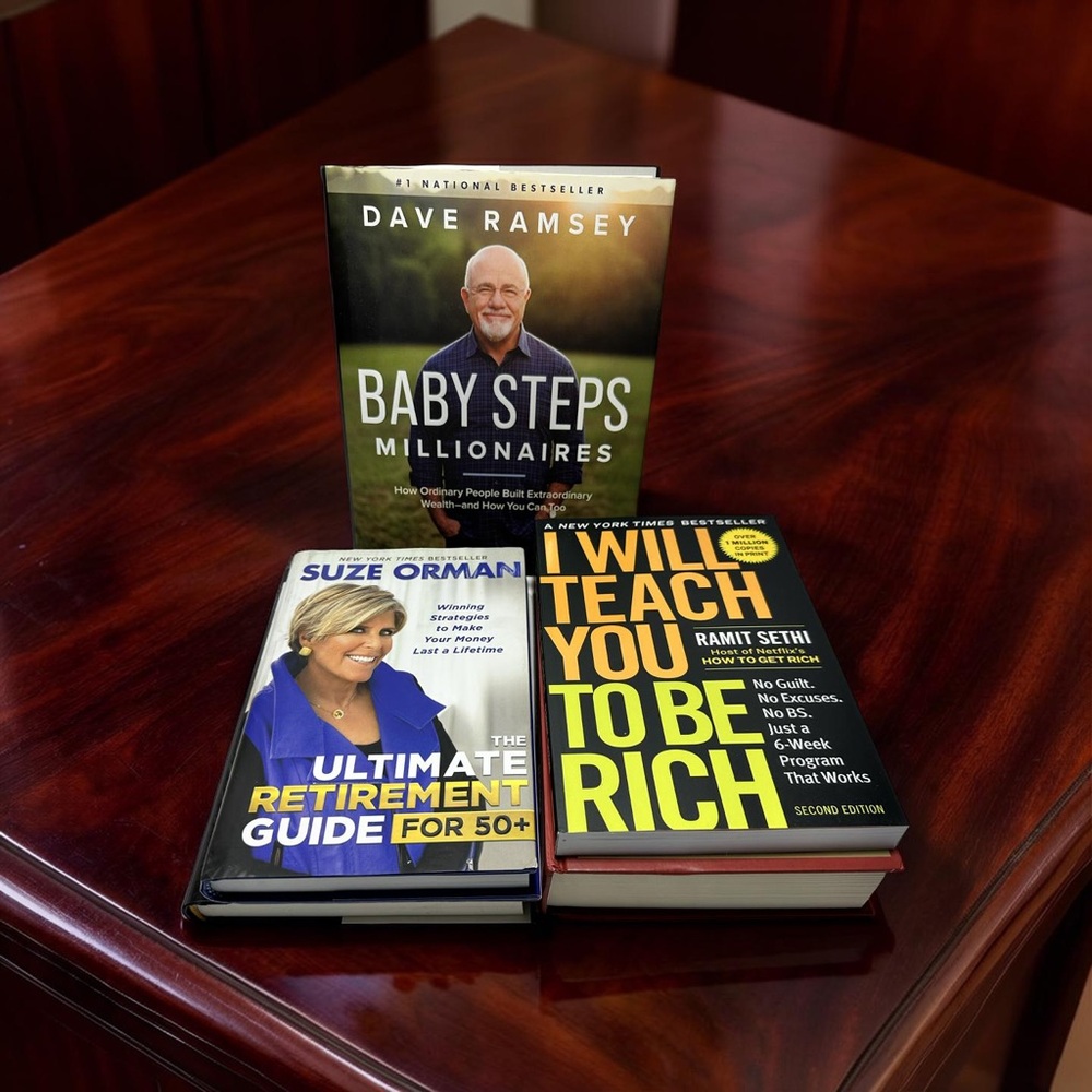 Financial Success Book Bundle Dave Ramsey Suze Orman & More 5 Piece Lot